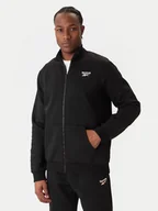 Bluzy męskie - Reebok Bluza Wrenleigh Track Top RK25144CCM Czarny Regular Fit - miniaturka - grafika 1