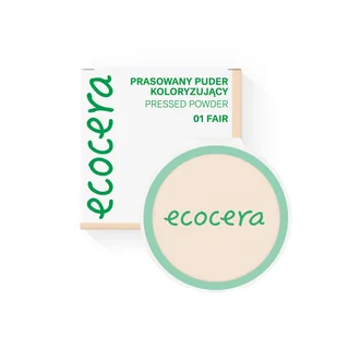 ECOCERA Prasowany puder koloryzujący 01 Fair – jasny, neutralny odcień i naturalny mat 10 g - Cienie do powiek ECOCERA Prasowany puder koloryzujący 01 Fair – jasny, neutralny odcień i naturalny mat 10 g - Cienie do powiek - miniaturka - grafika 1