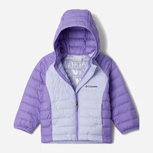 Kurtka młodzieżowa dziewczęca zimowa Columbia Powder Lite II Hooded Jacket 2090043581 159-167 cm (XL) Fioletowa (195981310092) - Kurtki i płaszcze dla dziewczynek - miniaturka - grafika 1