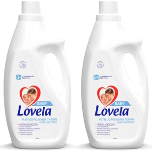 Lovela Baby, Zestaw Płyn do Płukania dla Dzieci i Niemowląt 2 x 2L - Środki do prania - miniaturka - grafika 1