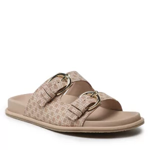 Klapki i japonki damskie - Klapki Aigner - Emma 12B 1231395 Dadino Beige 342 - grafika 1