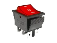 Huby USB - Przełącznik on-off-on, czerwony, duży - miniaturka - grafika 1