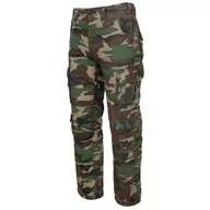 Odzież taktyczna i umundurowanie - Spodnie BRANDIT Pure Slim Fit Woodland - miniaturka - grafika 1