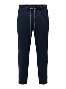 ONLY & SONS Spodnie męskie, granatowy, 33W / 32L - Spodnie męskie - miniaturka - grafika 1