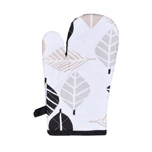 Rękawica kuchenna z magnesem Leaves, 18 x 28 cm - Fartuchy i rękawice kuchenne - miniaturka - grafika 1