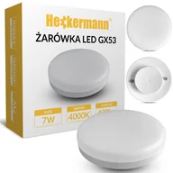 Żarówki LED - Żarówka LED Heckermann GX53 7W Neutral - miniaturka - grafika 1