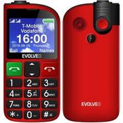 Telefony komórkowe - Evolveo EasyPhone FM (EP-800-FMR) Czerwony - miniaturka - grafika 1