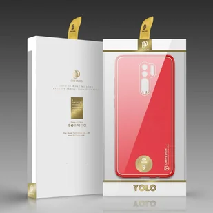 Dux Ducis Yolo eleganckie etui pokrowiec ze skóry ekologicznej Xiaomi Redmi 9 Czerwony - Etui i futerały do telefonów - miniaturka - grafika 5