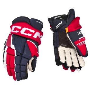 Rękawice hokejowe CCM Tacks XF Navy/Red/White Junior 12 cali - Hokej - miniaturka - grafika 1
