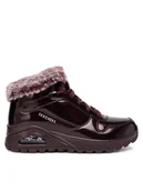 Botki damskie - Skechers Botki Uno Rugged 168126/BURG Bordowy - miniaturka - grafika 1