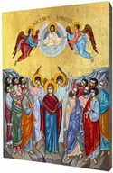 Ikony i obrazy sakralne - Ikona wniebowstąpienie Jezusa Chrystusa - miniaturka - grafika 1