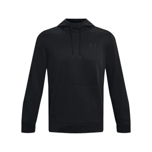 Męska Bluza UNDER ARMOUR UA ARMOUR FLEECE HOODIE 1373353-001 – Czarny - Bluzy męskie - miniaturka - grafika 1
