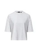 Koszulki i topy damskie - JOOP! Koszulka damska - Tiana Kobiety Bawełna biały jednolity, 36 - miniaturka - grafika 1