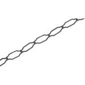 Łańcuchy i liny stalowe - Lux-Tools Łańcuch katedralny czarny 2,8mm 2m - miniaturka - grafika 1