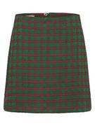 Spódnice - Marie Lund - Spódnica damska, zielony|wyrazisty róż - miniaturka - grafika 1