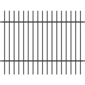 Ogrodzenia - Przęsło ogrodzeniowe Majorka 2x1.5 m antracytowe Polbram - miniaturka - grafika 1