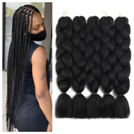 Pozostałe akcesoria fryzjerskie - TEMU 5 szt. 24" Ombre Przedłużenia do Włosów - Syntetyczne Sploty Crochet Twist, Odporne na Ciepło i Bez Splątania dla Kobiet, Miękkie i Trwałe do - miniaturka - grafika 1