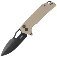 Noże - Nóż składany Kubey Knife RDF Tan G10, Blackwash AUS-10 by HYDRA Design (KU316F) - miniaturka - grafika 1
