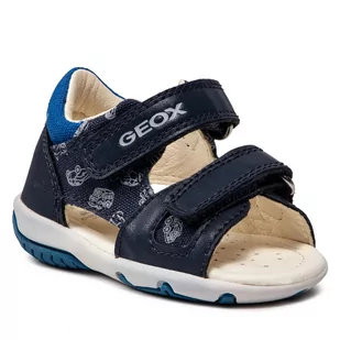 Geox Sandały B S.Elba B. A B02L8A 01054 C4226 Navy/Royal - Sandały damskie - miniaturka - grafika 1