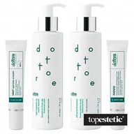 Żele do mycia twarzy - Dottore Kuracja Oczyszczająco - Nawilżająca ZESTAW Płyn micelarny 200 ml + Żel do mycia twarzy 200 ml + Odmładzający krem na noc 15ml + Krem nawilżający 15 ml - miniaturka - grafika 1