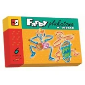 Przybory szkolne - Farby plakatowe w tubach 6 kolorów - miniaturka - grafika 1