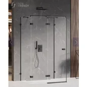 Kabiny prysznicowe - New Trendy EXK-2652 KABINA AVEXA BLACK PROSTOKĄTNA PRZY$831CIENNA 120x100x200 CZYSTE 6mm ACTIVE SHIELD - miniaturka - grafika 1