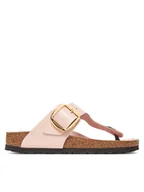 Klapki i japonki damskie - Birkenstock Japonki Gizeh Buckle He 1029484 Różowy - miniaturka - grafika 1