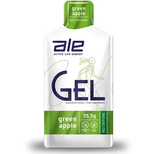 ALE ŻEL ENERGETYCZNY GEL ZIELONE JABŁKO 55,5 g - zel-zie-jab-55-5g - Produkty energetyczne i izotoniki - miniaturka - grafika 1
