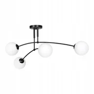 Lampy sufitowe - Monza lampa wisząca, moc max.4x40W, E14, czarno-biała - miniaturka - grafika 1