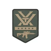 Odzież taktyczna i umundurowanie - Naszywka Vortex Badge Patch szara - miniaturka - grafika 1