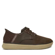 Sneakersy męskie - Sneakersy Skechers Hyland-Ryland 205279 Brązowy - miniaturka - grafika 1