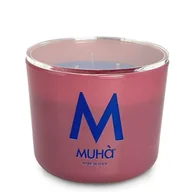 Świece - MUHA' | Świeca zapachowa z różowego szkła, zapach lnu i bawełny, perfumy dla środowiska, rozmiar 500 Gr - miniaturka - grafika 1