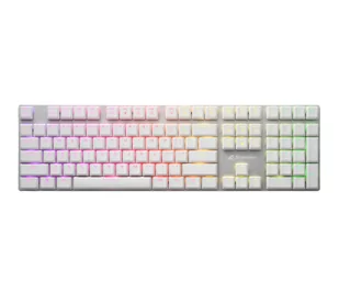 Sharkoon PureWriter White RGB Kailh Blue biała - Klawiatury - miniaturka - grafika 1