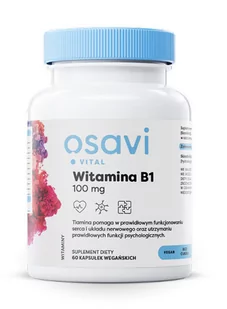 Osavi - Witamina B1, 100mg, 60 kapsułek - Witaminy i minerały - miniaturka - grafika 1