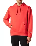 Bluzy męskie - Champion Męska bluza z kapturem, czerwony (kor), L - miniaturka - grafika 1