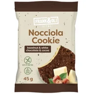 Ciastka - Frank&Oli ciastko nocciola - kakao i biała czekolada - (45g) - miniaturka - grafika 1