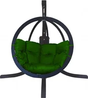 Fotele ogrodowe wiszące - Koala Zestaw: stojak Alicante Antracyt + fotel Swing Chair Single 9, zielony Alicante +Swing Chair Single 9 - miniaturka - grafika 1