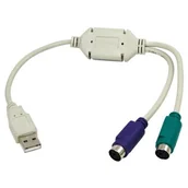 Adaptery i przejściówki - Logilink Adapter USB 2.0 na 2x PS/2 (AU0004) - miniaturka - grafika 1