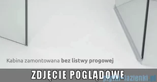 Radaway Essenza Black Kdj+S kabina 90x120x90cm prawa szkło przejrzyste 1384050-01-01/1385024-54-01R/1384050-01-01 - Kabiny prysznicowe - miniaturka - grafika 7