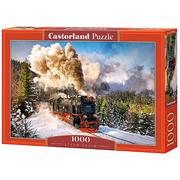 Puzzle - Castorland Puzzle Steam Train 1000 - miniaturka - grafika 1