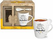 Herbata - Kubek z łyżeczką + herbata - Czas na herbatkę! - miniaturka - grafika 1