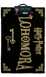 Harry Potter alohomora mata na podłogę, czarnym i złota GP85067 - Wycieraczki - miniaturka - grafika 1