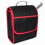 Akcesoria podróżnicze - TORBA ORGANIZER KUFER DO BAGAŻNIKA BLACK RED DUŻA - miniaturka - grafika 1