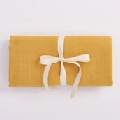 Otulacze - Bimbla Muślinowy otulacz bawełna organiczna musztardowy - miniaturka - grafika 1