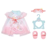 Akcesoria dla lalek - Baby Annabell Sweet Dreams Ubranko Dla Lalki Komplet Do Spania Koszula Nocna Pidżamka Kapcie Opaska Na Oczy - miniaturka - grafika 1