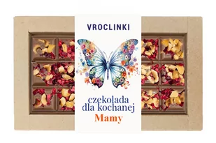 Czekolada mleczna z żurawiną i orzechami laskowymi - Dzień Mamy motyl - Czekolada - miniaturka - grafika 1