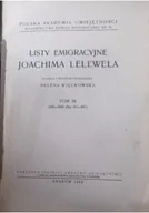 Biografie i autobiografie - Listy emigracyjne Joachima Lelewela Tom III - miniaturka - grafika 1