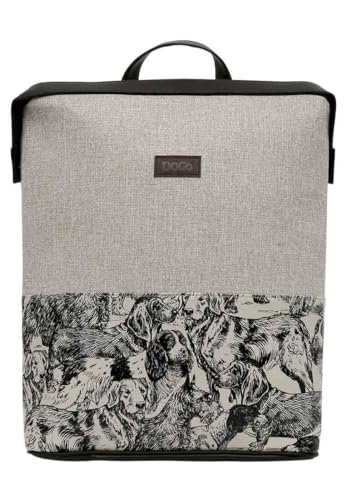 DOGO Damski wegański skórzany plecak, Życie Psów, Taille unique