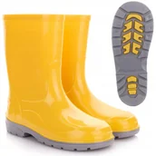 Buty dla dziewczynek - Kalosze dziecięce wodoszczelne gumowce WYGODNE gumiaki do szkoły LEKKIE 27 - miniaturka - grafika 1