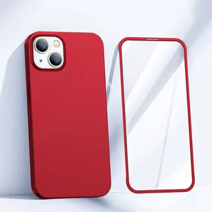 Joyroom 360 Full Case etui pokrowiec do iPhone 13 obudowa na tył i przód + szkło hartowane czerwony (JR-BP927 red) - Etui i futerały do telefonów - miniaturka - grafika 2
